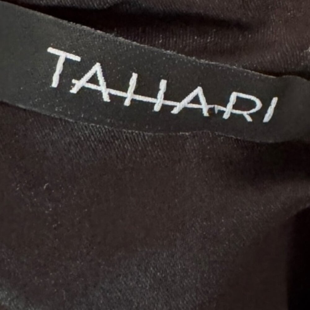 Tahari Dress Blackish Grey Dress - Size 4 - Picture 3 of 5